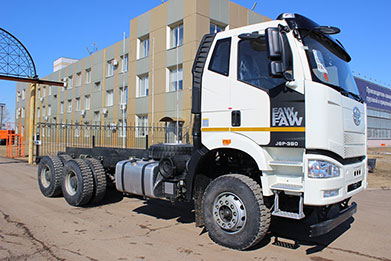 Шасси FAW 6х4 EURO 5 J6P-390