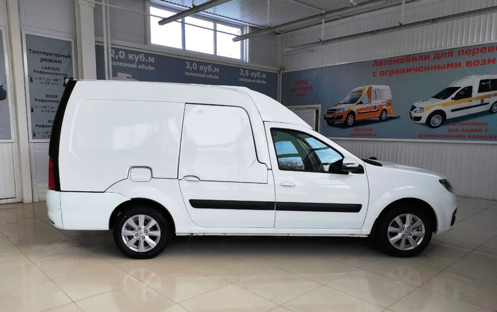 Промтоварный автофургон повышенной вместимости Lada Largus Kub