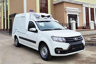 Рефрижераторный автофургон повышенной вместимости Lada Largus Kub