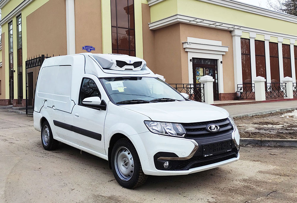 Рефрижераторный автофургон повышенной вместимости Lada Largus Kub