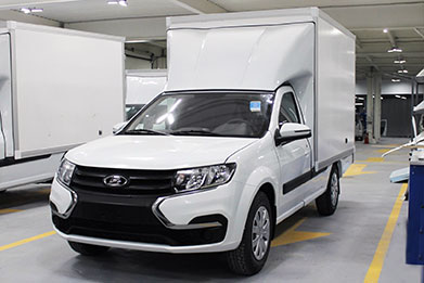 Изотермический автофургон повышенной вместимости Lada Largus Prima
