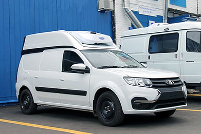 Рефрижераторный автофургон повышенной вместимости Lada Largus Roof