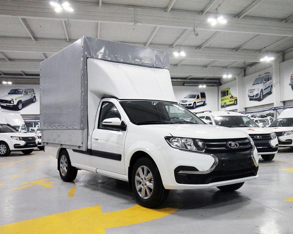 Тентованный автофургон повышенной вместимости Lada Largus Tent
