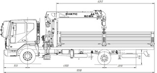Ломовоз на шасси Daewoo Novus CC4CT–HKTC-5014